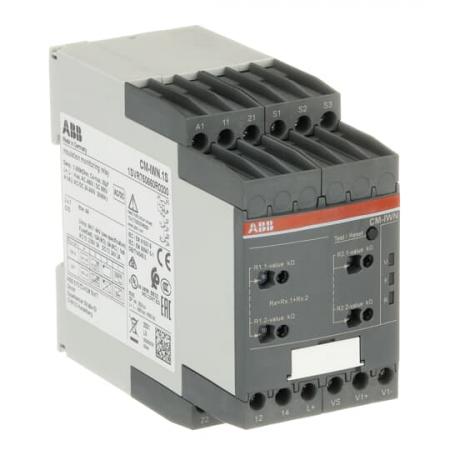 ABB CM-IWN.1S Isolationsüberwachungsrelais 2We, 1-100kOhm,2-200kOhm, 24-240V AC/DC Netzableitkapazität 20 µF Nachfolgegerät von 1SVR650660R0200