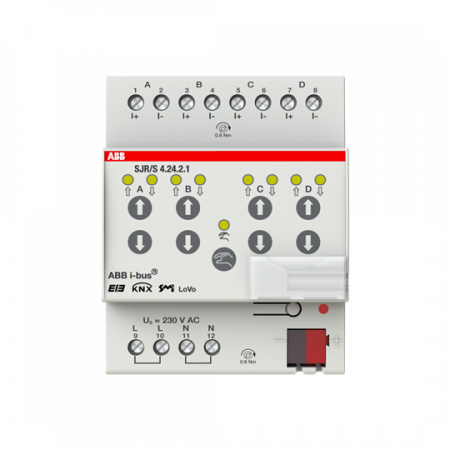 ABB SJR/S 4.24.2.1 SMI Jalousieaktor 4-fach, manuelle Bedienung, LoVo