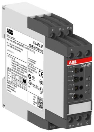 ABB CM-EFS.2P Spannungsüberwachungsrelais 2We, 3-600VRMS, 24-240VAC/DC, Fensterüberw., Push-In