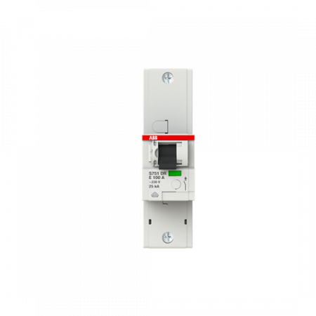 ABB S751DR-E100 Hauptleitungsschutzschalter SH-Schalter in E-Char., 25kA, 100A, 1P