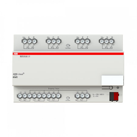 ABB IO/S8.6.1.1 E/A-Aktor, 8fach, REG