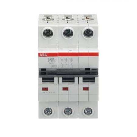 ABB S203-C100 Sicherungsautomat C-Char., 6kA, 100A, 3P