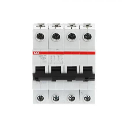 ABB S203-C100NA Sicherungsautomat C-Char., 6kA, 100A, 3P,+NA