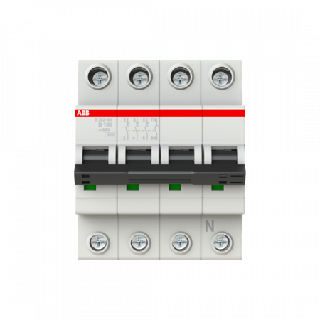 ABB S203-B100NA Sicherungsautomat B-Char., 6kA, 100A, 3P,+NA