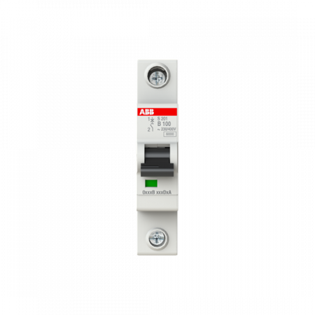 ABB S201-B100 Sicherungsautomat B-Char., 6kA, 100A, 1P
