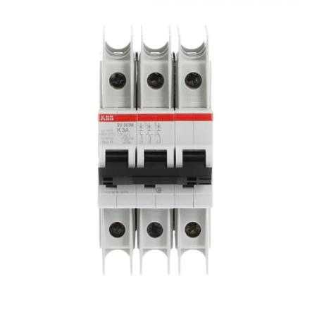 ABB SU203M-K3 Sicherungsautomat K-Char., 10kA, 3A, 3P UL489