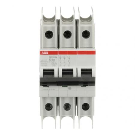ABB SU203M-K4 Sicherungsautomat K-Char., 10kA, 4A, 3P UL489