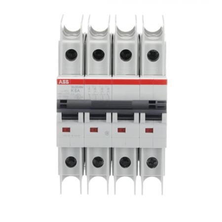 ABB SU204M-K6 Sicherungsautomat K-Char., 10kA, 6A, 4P UL489