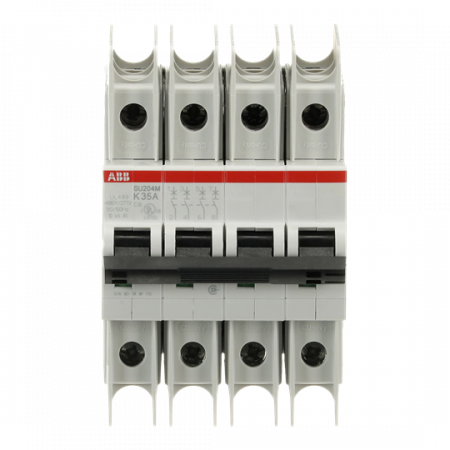 ABB SU204M-K35 Sicherungsautomat K-Char., 10kA, 35A, 4P UL489