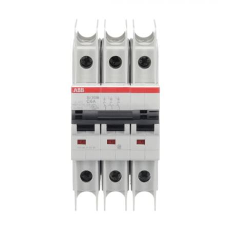 ABB SU203M-C6 Sicherungsautomat C-Char., 10kA, 6A, 3P UL489