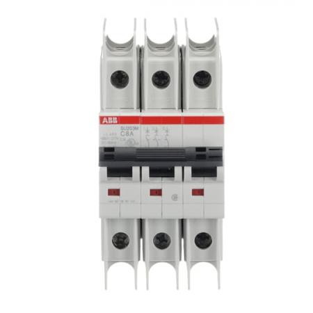 ABB SU203M-C8 Sicherungsautomat C-Char., 10kA, 8A, 3P UL489