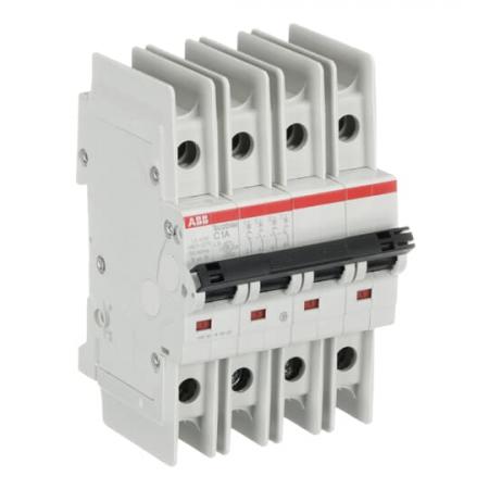 ABB SU204M-C1 Sicherungsautomat C-Char., 10kA, 1A, 4P UL489
