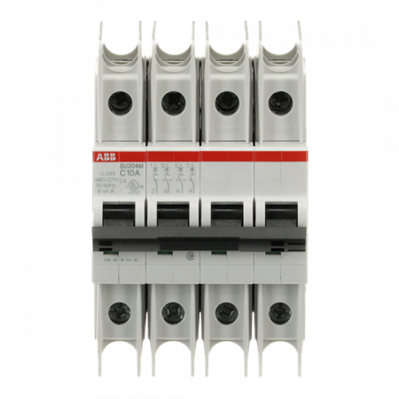 ABB SU204M-C10 Sicherungsautomat C-Char., 10kA, 10A, 4P UL489