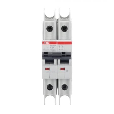 ABB SU202M-K4 Sicherungsautomat K-Char., 10kA, 4A, 2P UL489