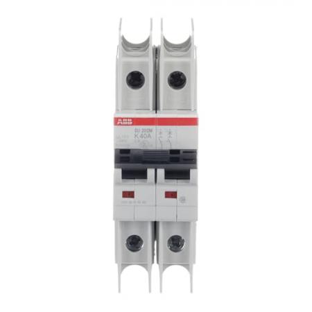 ABB SU202M-K40 Sicherungsautomat K-Char., 10kA, 40A, 2P UL489