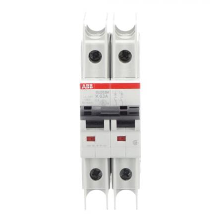 ABB SU202M-K63 Sicherungsautomat K-Char., 10kA, 63A, 2P UL489