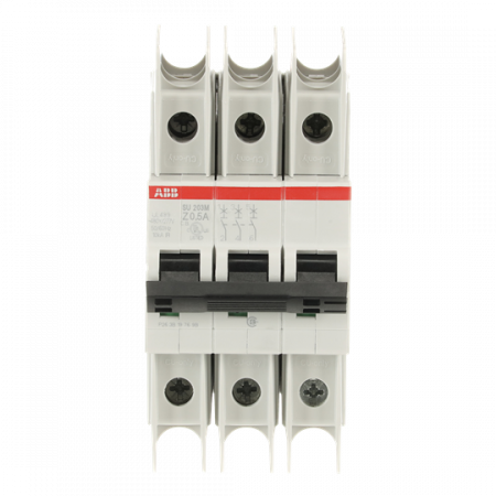 ABB SU203M-Z0.5 Sicherungsautomat Z-Char., 10kA, 0,5A, 3P UL489