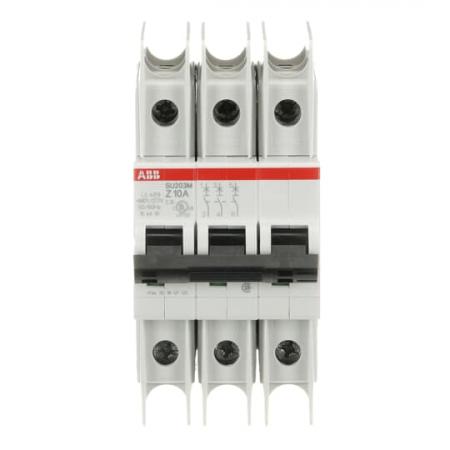 ABB SU203M-Z10 Sicherungsautomat Z-Char., 10kA, 10A, 3P UL489