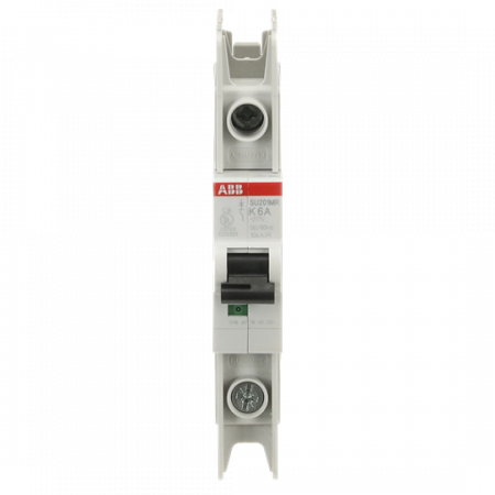 ABB SU201MR-K6 Sicherungsautomat K-Char., 10kA, 6A, 1P, RTT UL 489, Ringkabelanschluss