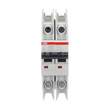 ABB SU202MR-K10 Sicherungsautomat K-Char., 10kA, 10A, 2P, RTT UL 489, Ringkabelanschluss