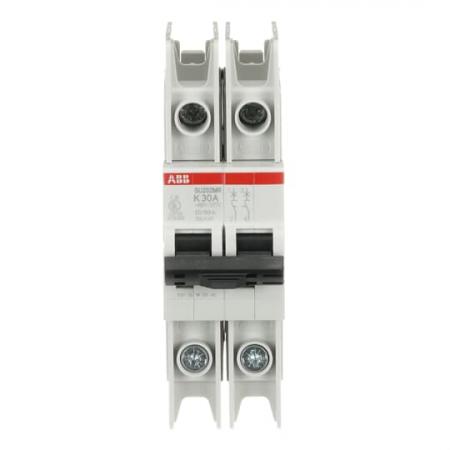 ABB SU202MR-K30 Sicherungsautomat K-Char., 10kA, 30A, 2P, RTT UL 489, Ringkabelanschluss