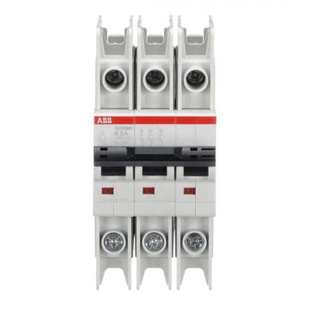 ABB SU203MR-K5 Sicherungsautomat K-Char., 10kA, 5A, 3P, RTT UL 489, Ringkabelanschluss