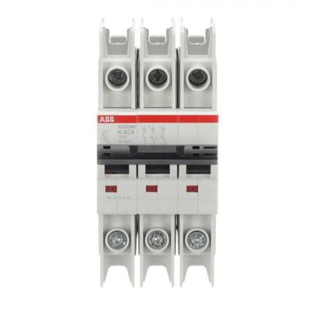 ABB SU203MR-K40 Sicherungsautomat K-Char., 10kA, 40A, 3P, RTT UL 489, Ringkabelanschluss