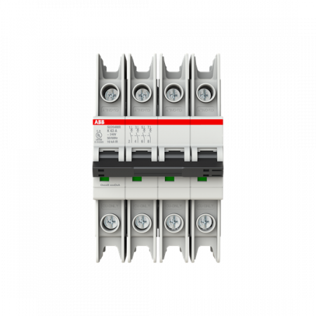 ABB SU204MR-K63 Sicherungsautomat K-Char., 10kA, 63A, 4P, RTT UL 489, Ringkabelanschluss