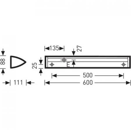 Trilux LED-Spiegelleuchte 6651 LED1100-840 ET 4000K Badleuchte #9098635