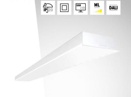 TRILUX 7744151 LED-Deckenanbauleuchte 1127 x 160 mm 28 W 4000 K DALI IP20 UGR19