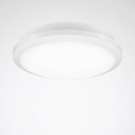 Trilux LED-Feuchtraumleuchte rund mit Bewegungsmelder 800–2200 lm IP65