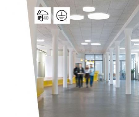 TRILUX LED-Decken- und Wandleuchte 8195640 Ø400 mm 29W 4000lm IP40 IK03