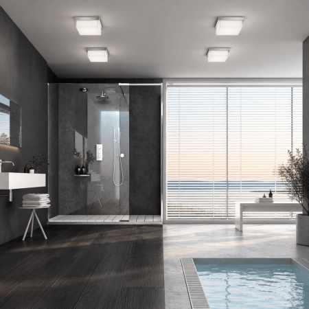 Helestra COSI 15/1905.04 LED-Wand- und Deckenleuchte 7 W 2900 K Warmweiß, Chrom, 610 lm, IP30, dimmbar