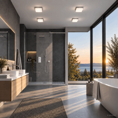 Helestra COSI 15/1905.04 LED-Wand- und Deckenleuchte 7 W 2900 K Warmweiß, Chrom, 610 lm, IP30, dimmbar
