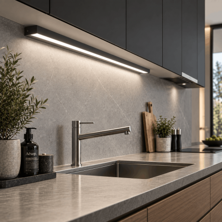 Helestra SLATE 18/2040.22 LED-Wandleuchte 29 W 2900 K Warmweiß, Schwarz matt, 1740 lm, IP44, Up-/Downlight