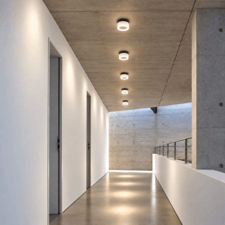 HELESTRA LIV 15/1732.22 LED Deckenleuchte 10 W 460 lm 2900 K Warmweiß CRI 90 dimmbar Mattschwarz