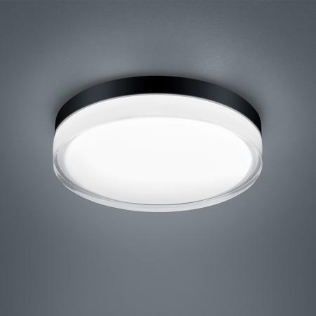 Runde Helestra TANA LED Deckenleuchte in mattschwarz ø28cm