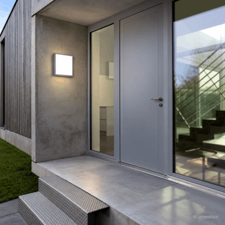 Helestra SCALA A18457.93 LED-Wand- und Deckenleuchte 27 W 3000 K Warmweiß, Graphit, 1790 lm, IP44, nicht dimmbar