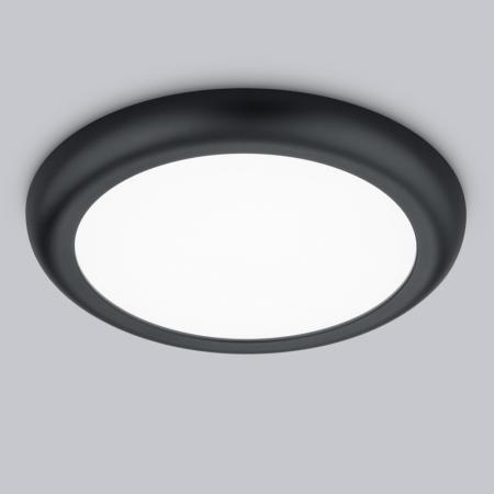 HELESTRA BIS LED Decken-/Einbauleuchte 18 W 1650 lm 3000–6500 K Warmweiß/Neutralweiß/Tageslichtweiß IP54 Schwarz matt EinbauØ 65–205 mm