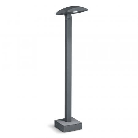 HELESTRA LUR LED-Pollerleuchte Graphit 10,5 W 3000 K Warmweiß 710 lm IP54