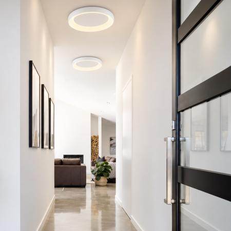 HELESTRA TYRA LED-Wand-/Deckenleuchte 32 W 1610 lm 2700 K Warmweiß Ra 90 230 V IP20 dimmbar Weiß 54 cm