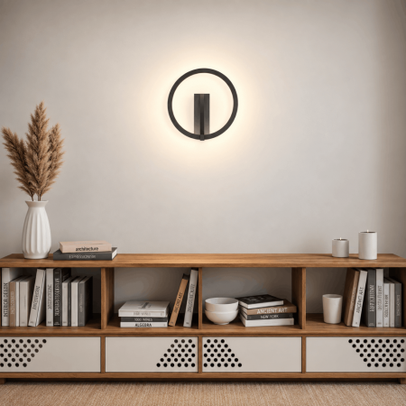 HELESTRA ELARA LED-Wandleuchte Mattschwarz 9 W 2700 K Warmweiß 660 lm dimmbar