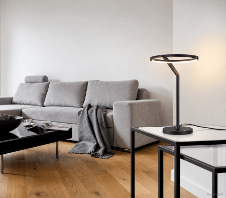 HELESTRA ELARA LED-Tischleuchte Mattschwarz 12 W 2700 K Warmweiß 820 lm dimmbar