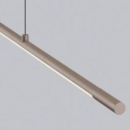 Helestra LEDA Filigrane LED Balken Pendelleuchte in coffee 155cm