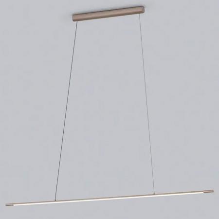 Helestra LEDA Filigrane LED Balken Pendelleuchte in coffee 155cm