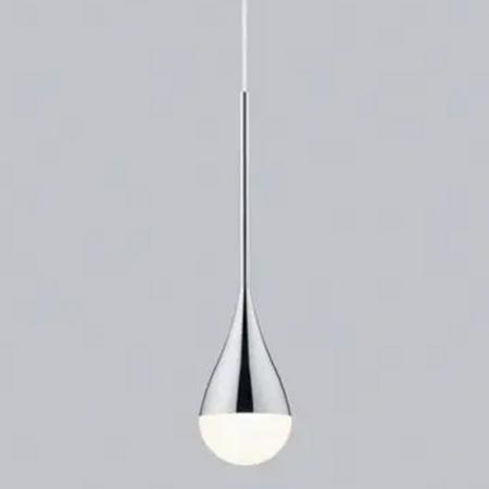 Tropfenförmige Helestra Pendelleuchte DUC in Chrom