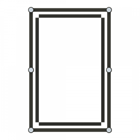 ABB PS833608 Verbindungsset 500x320 Vertikale oder horizontale Kombination