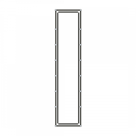 ABB PS833614 Verbindungsset 1250x320 Vertikale oder horizontale Kombination