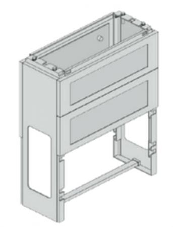ABB EH3SE3EI DINV1-Sockel Baupaket 900x1435x320 Gr.3, Polyester RAL7035 Variante 1