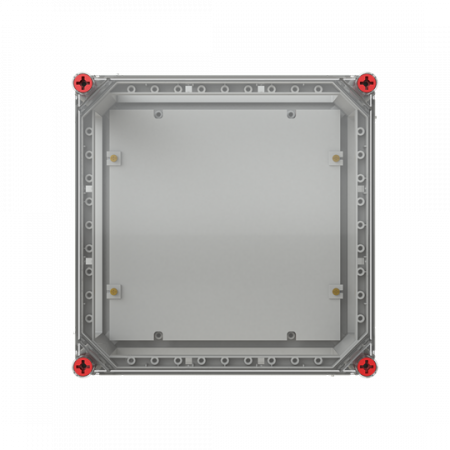 ABB VF33HT Gehäuse 320x320 transp. MPL Deckel durchsichtig mit ISO-MPL alle Seiten offen